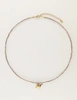 My Jewellery Necklace cord lilac heart arrow MJ12205