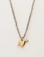 My Jewellery Necklace cord lilac heart arrow MJ12205