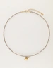 My Jewellery Necklace cord lilac heart arrow MJ12205