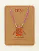 My Jewellery Necklace cord orange charm MJ09427