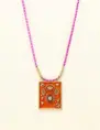 My Jewellery Necklace cord orange charm MJ09427