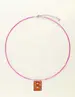 My Jewellery Necklace cord orange charm MJ09427