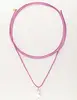 My Jewellery Necklace cord pearl purple MJ10271