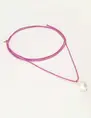 My Jewellery Necklace cord pearl purple MJ10271