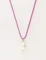 My Jewellery Necklace cord pearl purple MJ10271