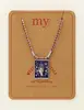 My Jewellery Necklace cord purple charm MJ09428