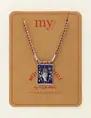 My Jewellery Necklace cord purple charm MJ09428