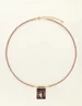 My Jewellery Necklace cord purple charm MJ09428