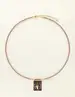 My Jewellery Necklace cord purple charm MJ09428