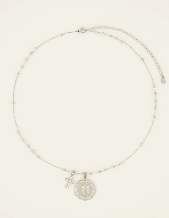 My Jewellery Necklace cross with coin MJ07633