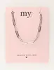 My Jewellery Necklace equal large square chain MJ10394