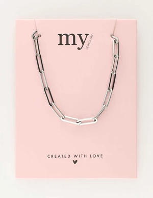 My Jewellery Necklace equal large square chain MJ10394