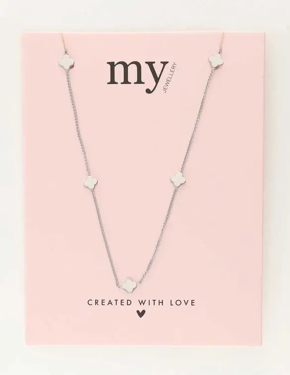 My Jewellery Necklace fine clovers MJ10375