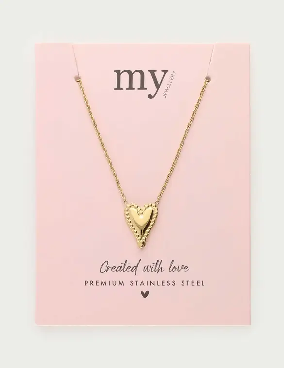 My Jewellery Necklace fine dot heart MJ13695