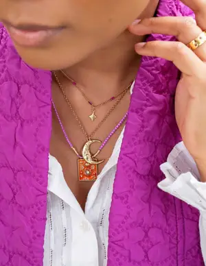 My Jewellery Necklace fine emaille star MJ09424