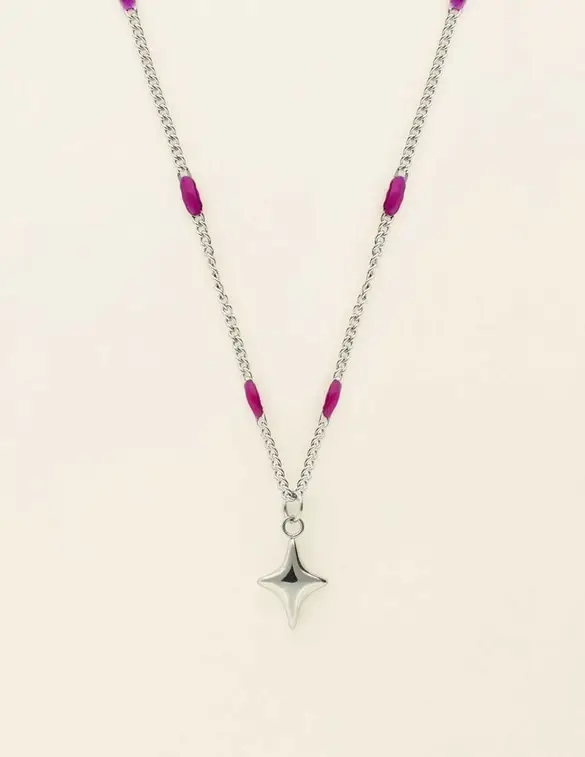 My Jewellery Necklace fine emaille star MJ09424