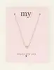 My Jewellery Necklace fine open heart MJ08753
