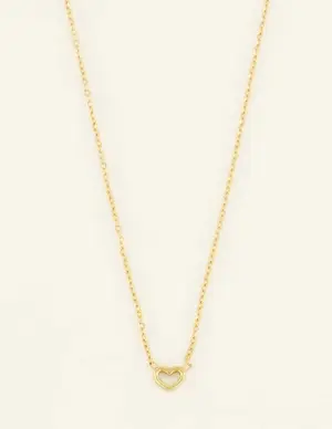 My Jewellery Necklace fine open heart MJ08753
