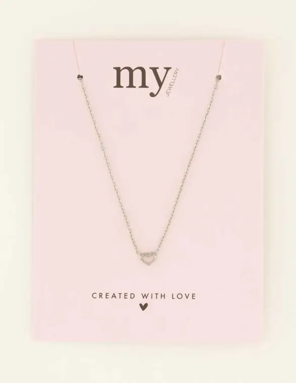 My Jewellery Necklace fine open heart MJ08753
