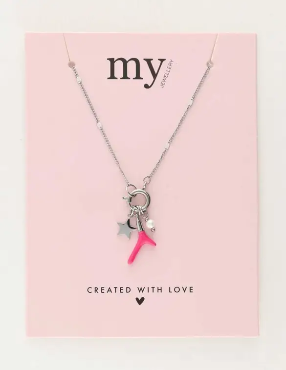 My Jewellery Necklace fine pink coral MJ10466