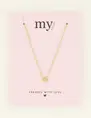 My Jewellery Necklace fine with flower MJ08747