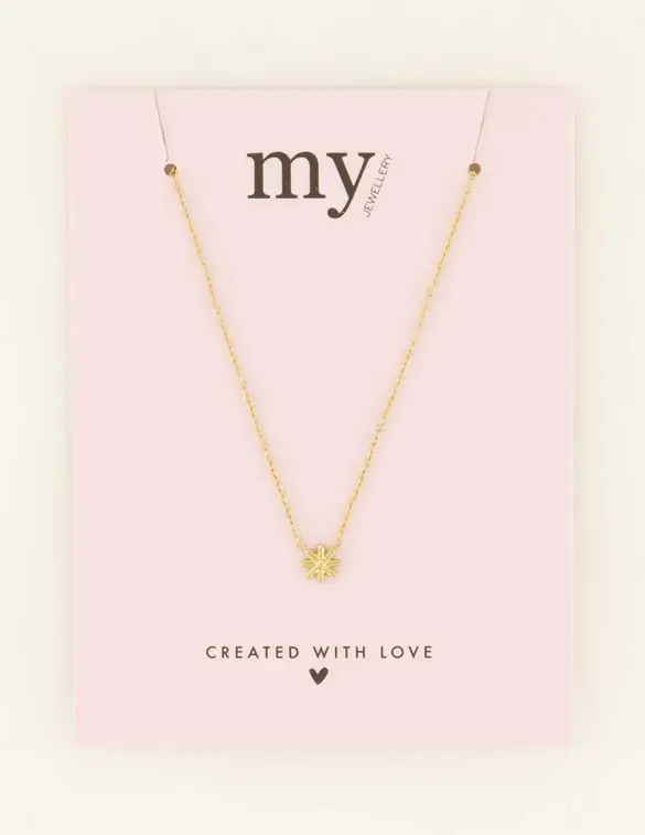 My Jewellery Necklace fine with flower MJ08747