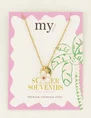 My Jewellery Necklace flower/coin Summer MJ07213