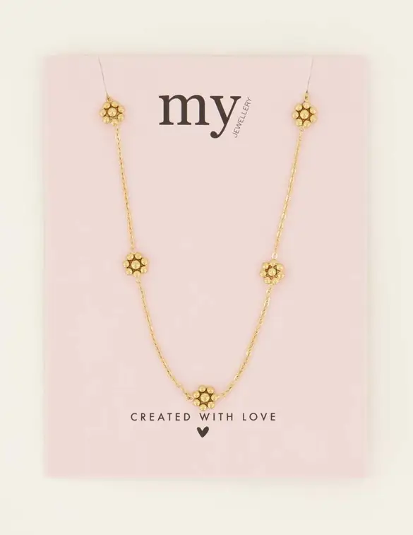 My Jewellery Necklace flowers MJ08181