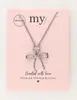 My Jewellery Necklace front lock bow MJ10992