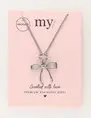 My Jewellery Necklace front lock bow MJ10992