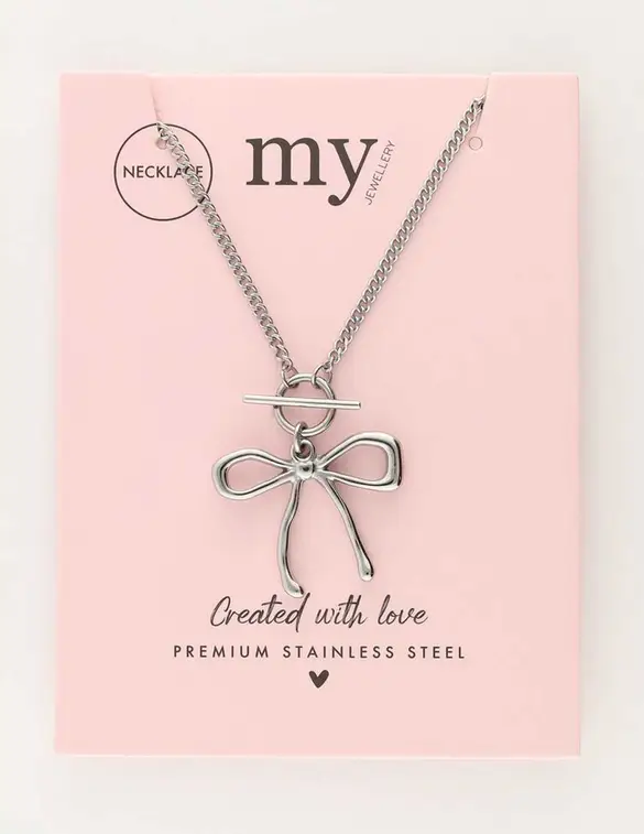 My Jewellery Necklace front lock bow MJ10992