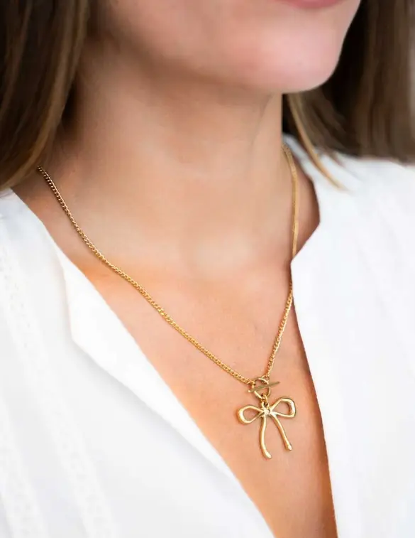 My Jewellery Necklace front lock bow MJ10992