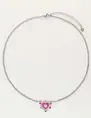 My Jewellery Necklace heart charm purple MJ10372