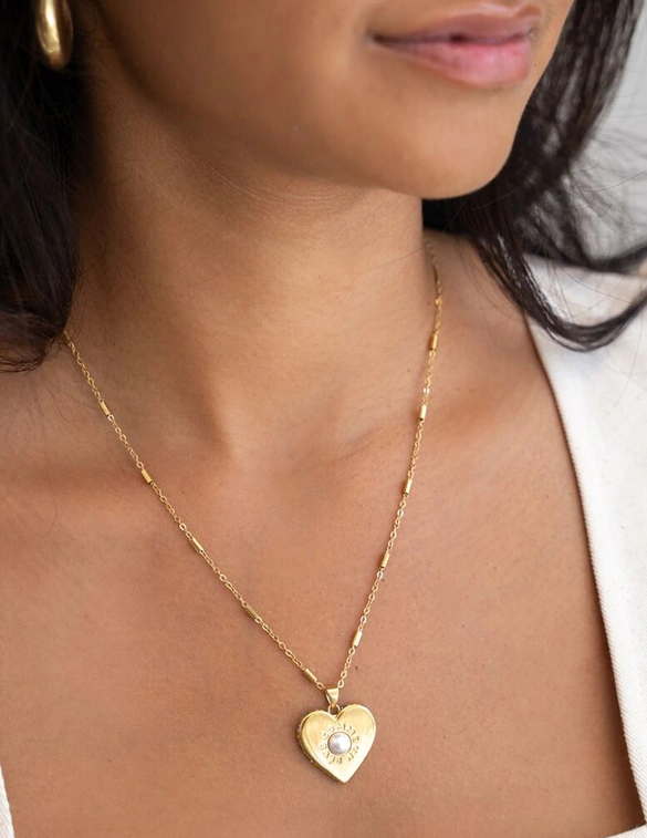 My Jewellery Necklace heart pearl MJ11309