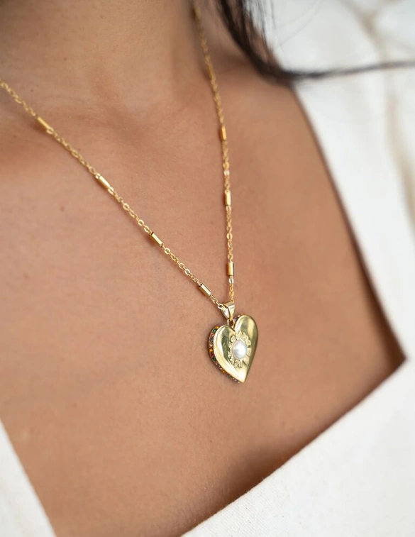 My Jewellery Necklace heart pearl MJ11309