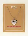 My Jewellery Necklace heart strass multi MJ09542