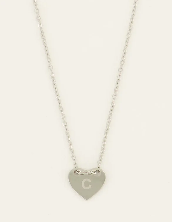 My Jewellery Necklace initials on heart MJ07876C