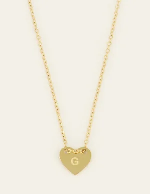 My Jewellery Necklace initials on heart MJ07876G
