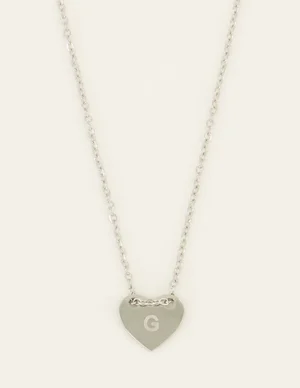 My Jewellery Necklace initials on heart MJ07876G