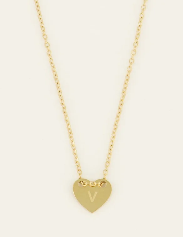 My Jewellery Necklace initials on heart MJ07876V