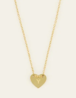 My Jewellery Necklace initials on heart MJ07876Y