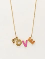 My Jewellery Necklace letters love pink MJ10189