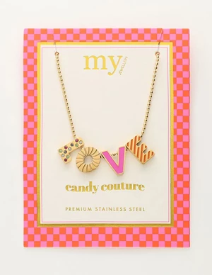 My Jewellery Necklace letters love pink MJ10189