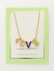 My Jewellery Necklace letters love purple MJ10190