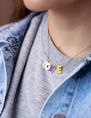 My Jewellery Necklace letters love purple MJ10190