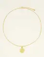 My Jewellery Necklace lime green coin MJ08636