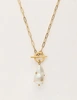 My Jewellery Necklace lock pearl studs MJ10976