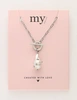 My Jewellery Necklace lock pearl studs MJ10976