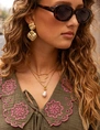 My Jewellery Necklace lock pearl studs MJ10976