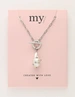 My Jewellery Necklace lock pearl studs MJ10976